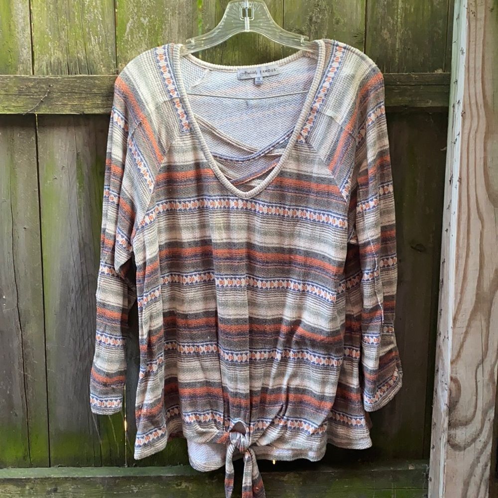 Absolutely Famous Tye top sz. 1X